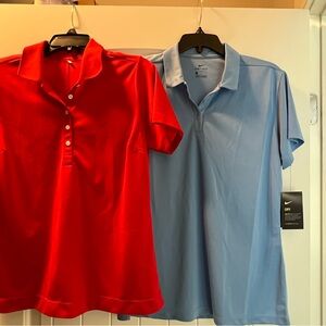 Women’s Nike Golf Polos, Size Large